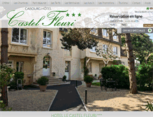 Tablet Screenshot of castel-fleuri.com